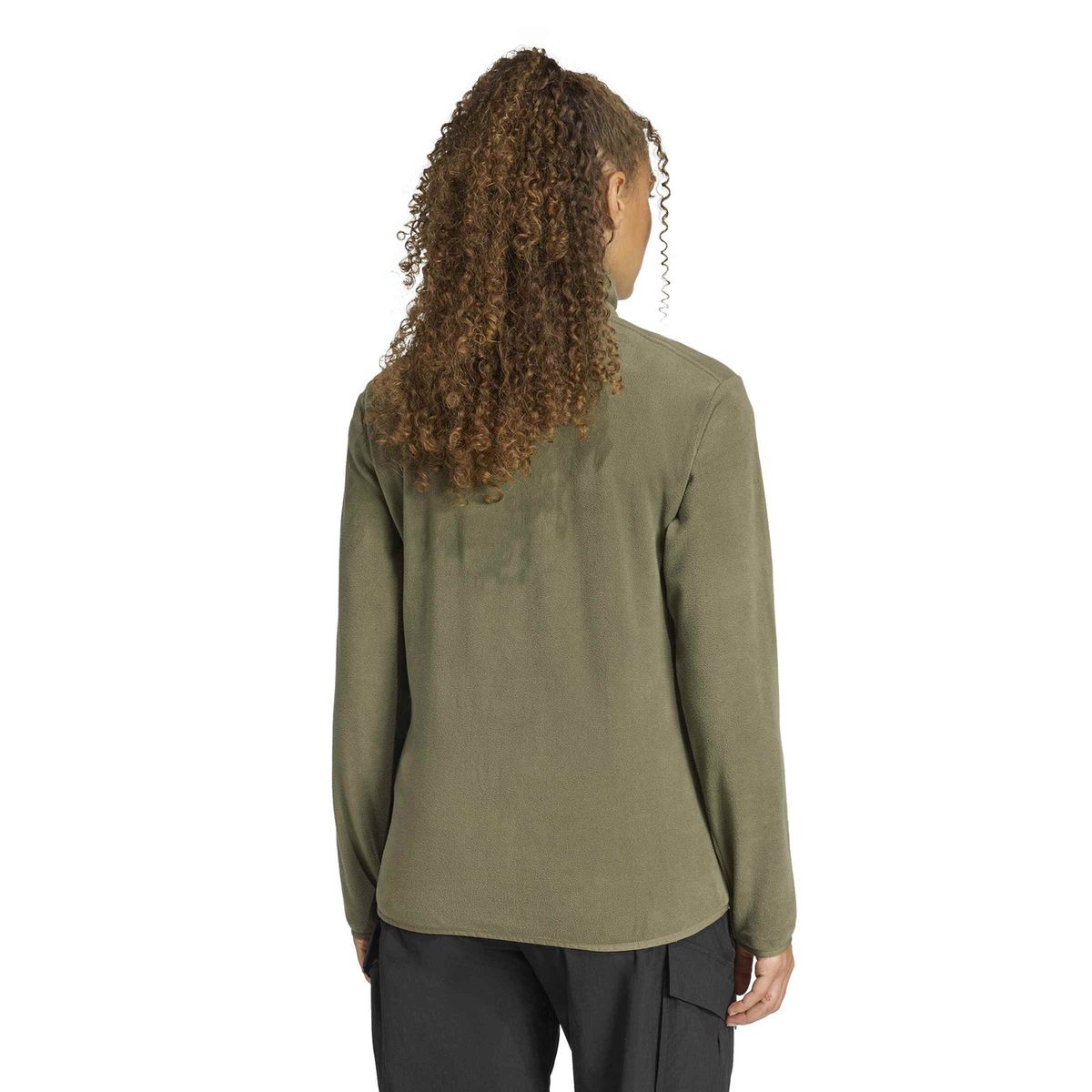 ADIDAS - Polera senderismo Mujer Adidas Terrex Essentials 1/2 Zip Felpa