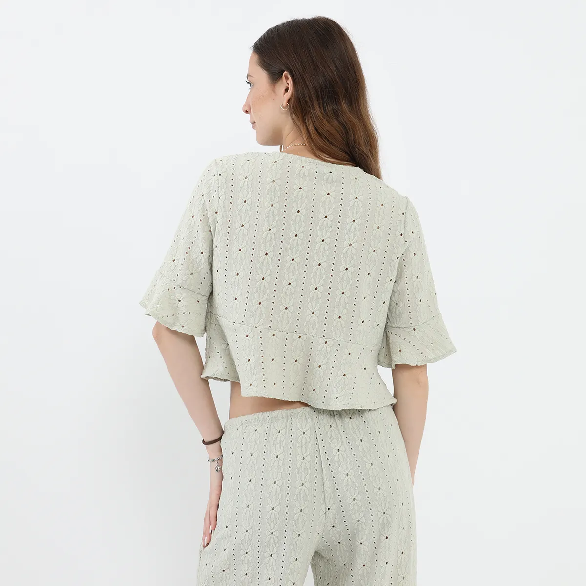 AMERICAN ABBEY - Blusa Manga Corta Mujer American Abbey