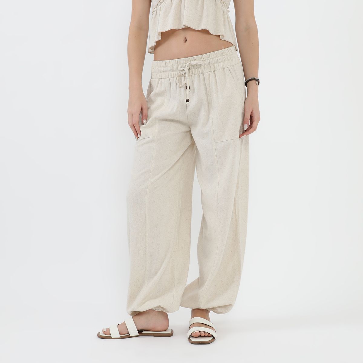 DOO AUSTRALIA - Pantalón Bombacho Tiro Medio Mujer Doo Australia