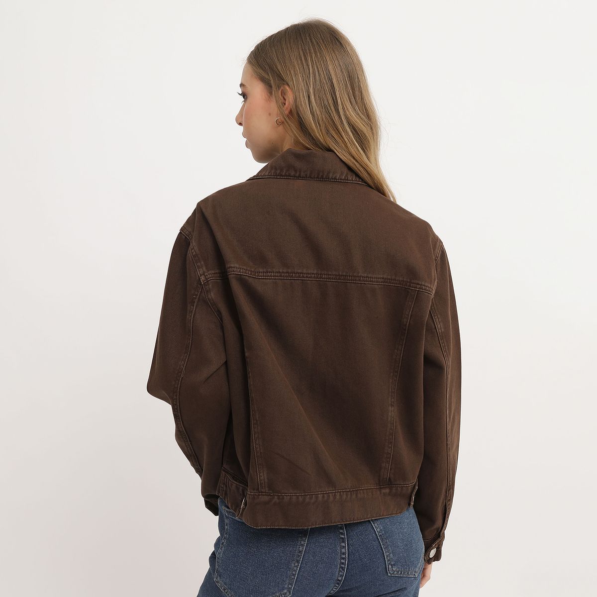 SYBILLA - Casaca Denim Mujer Sybilla