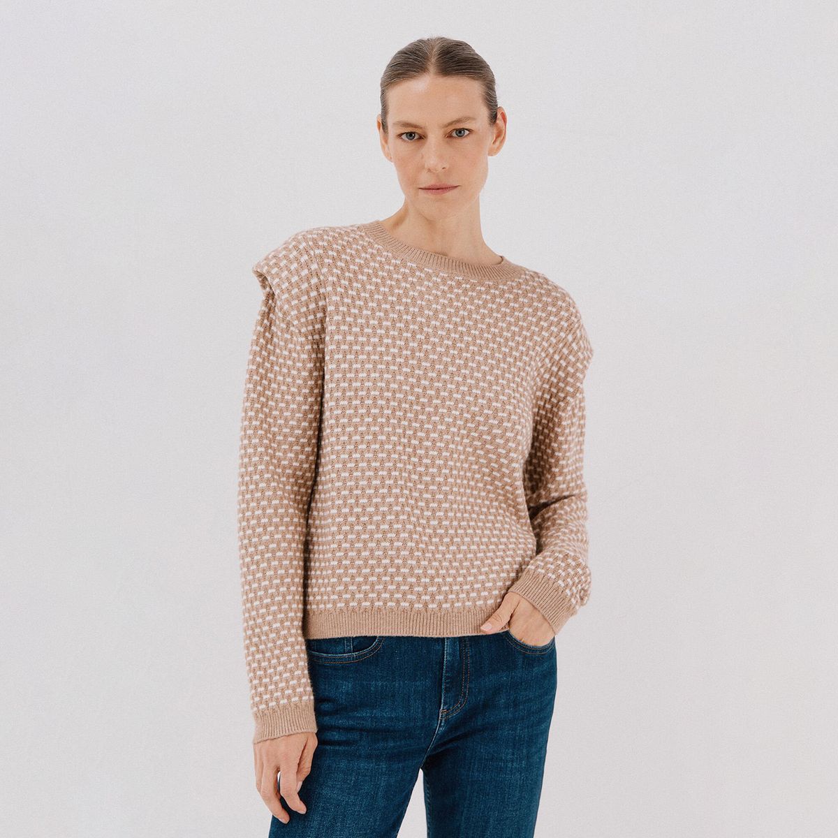 CORTEFIEL - Chompa Manga Larga Mujer Cortefiel