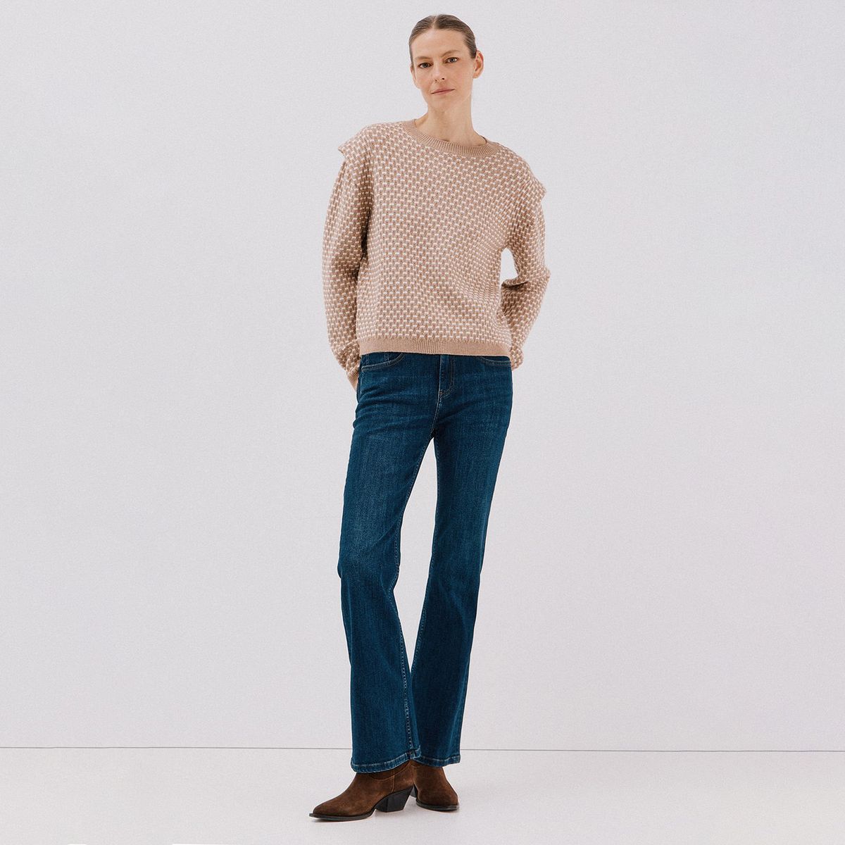 CORTEFIEL - Chompa Manga Larga Mujer Cortefiel