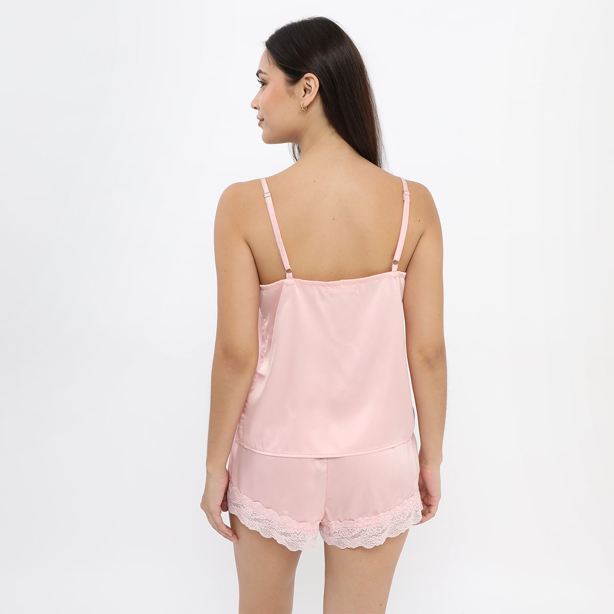 SYBILLA - Pijama Satin Mujer San Valentin Mujer