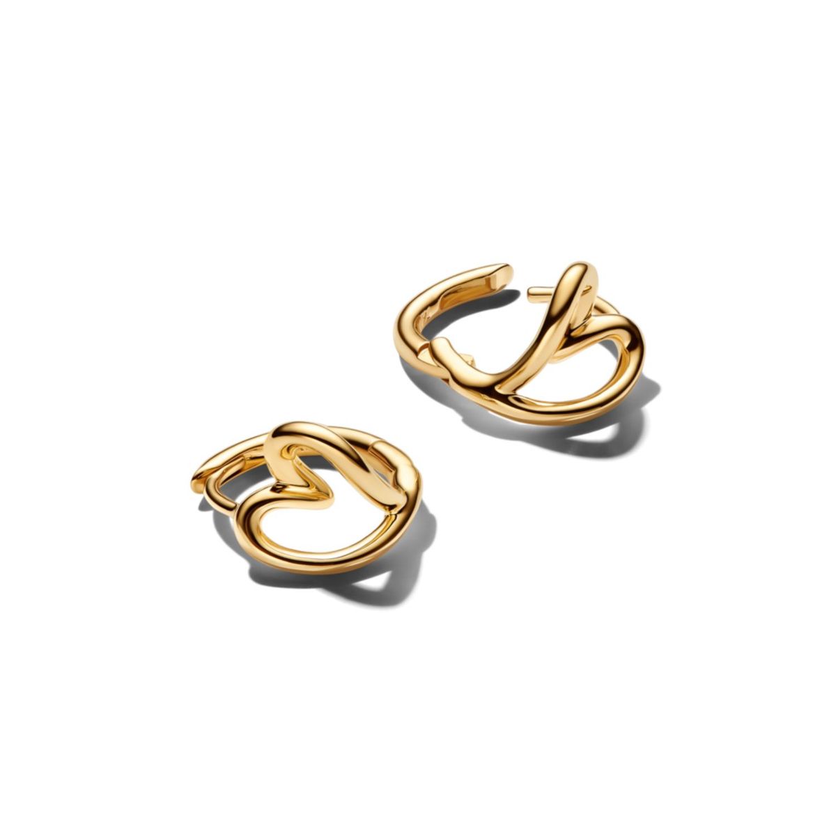 PANDORA - Aretes De Aro Pequeños Corazón 