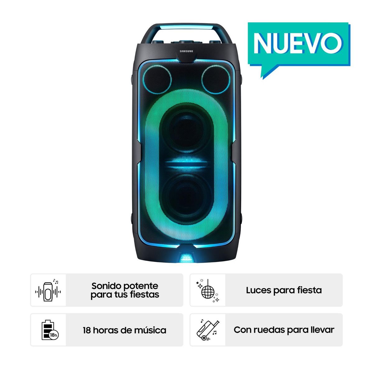SAMSUNG - Torre De Sonido Samsung Mx-st50f Parlante Portable