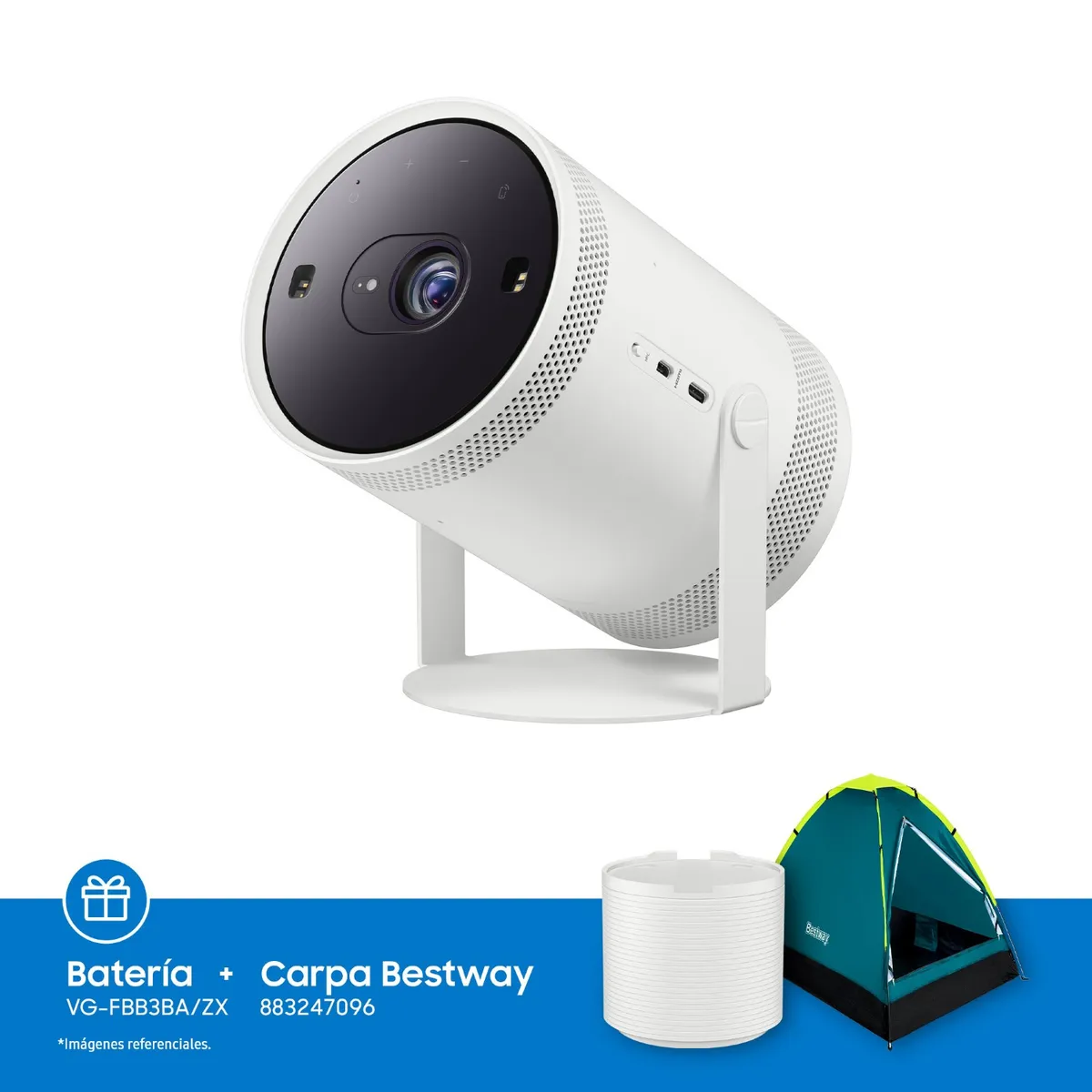 SAMSUNG - Samsung Proyector Portátil The Freestyle 2.0 + Batería