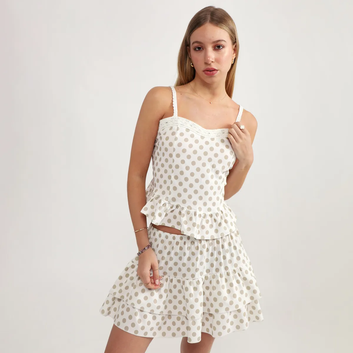 SYBILLA - Blusa Peplum Mujer Sybilla