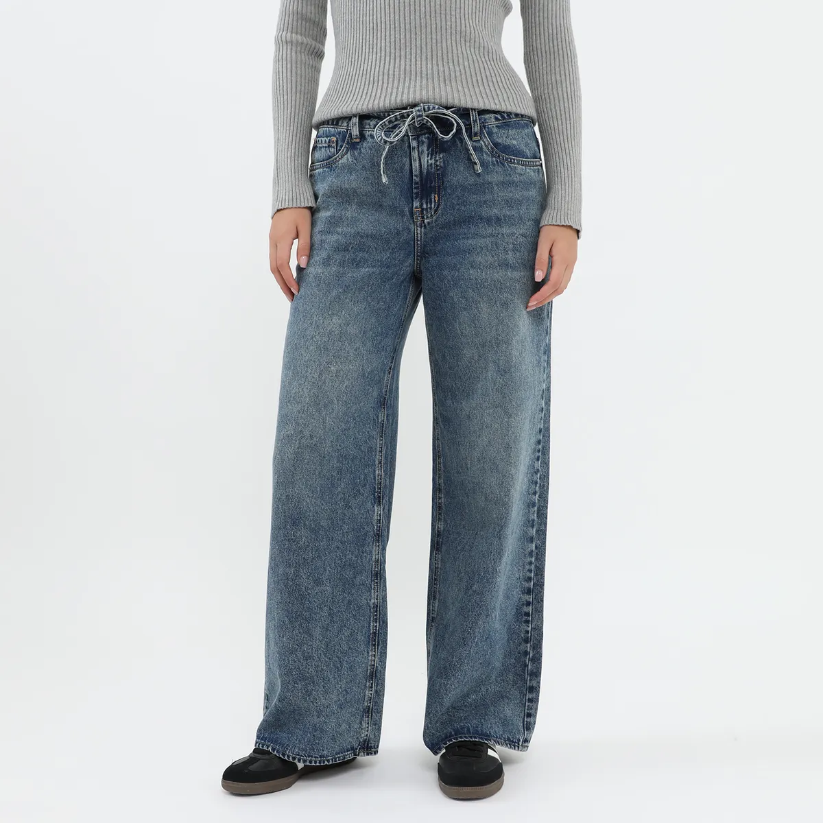 DENIMLAB - Jean Baggy Tiro Alto Mujer Denimlab