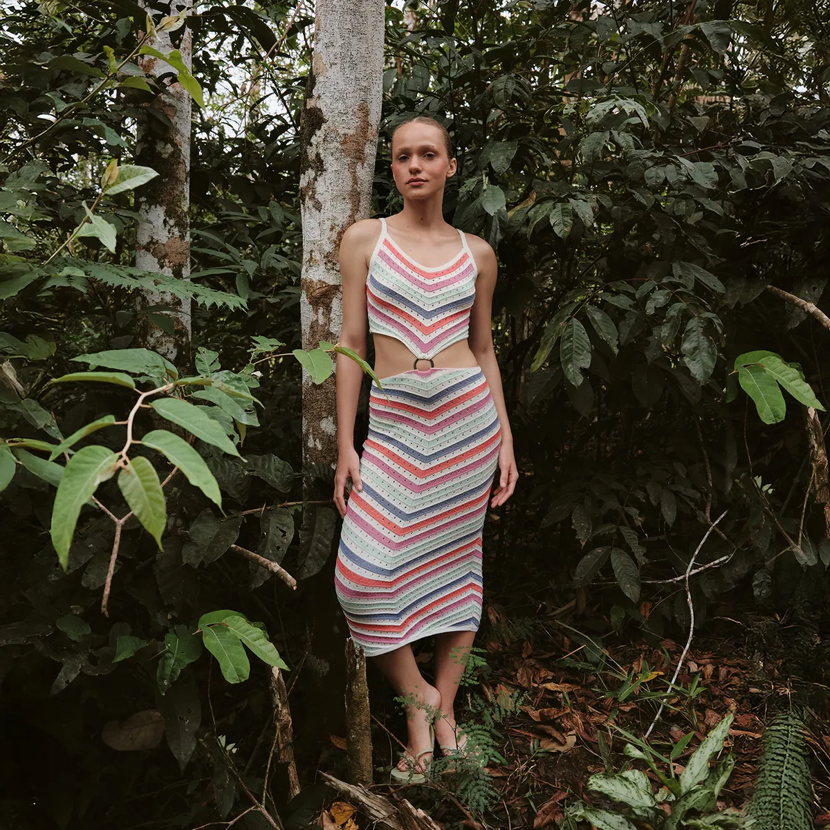 SYBILLA - Vestido Largo Mujer Sybilla X Ecru