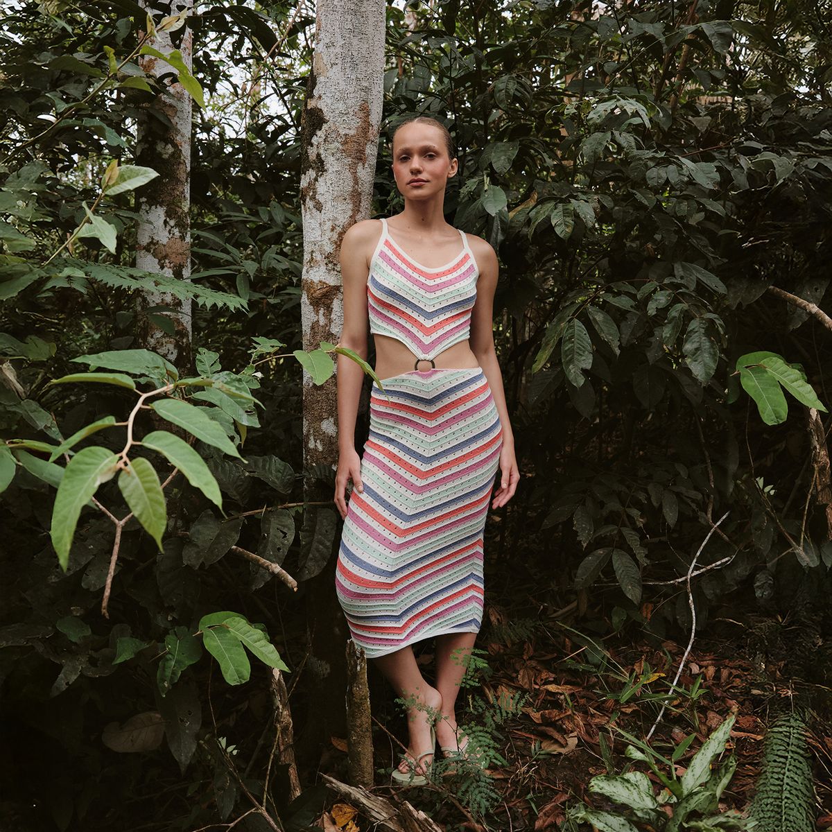 SYBILLA - Vestido Largo Mujer Sybilla X Ecru