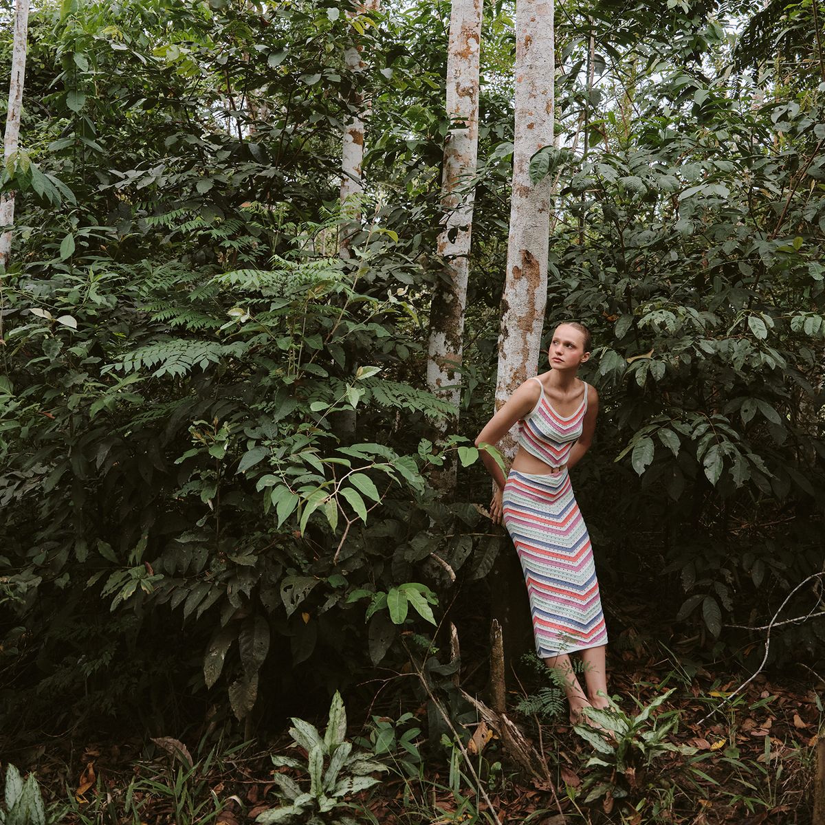 SYBILLA - Vestido Largo Mujer Sybilla X Ecru