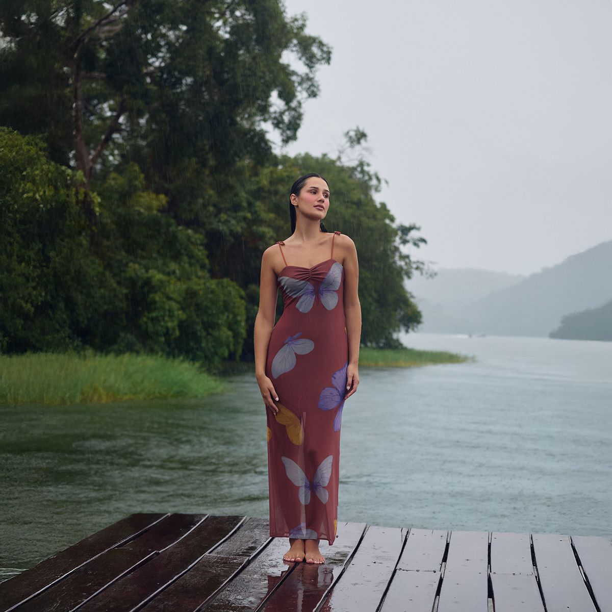 SYBILLA - Vestido Largo Mujer Sybilla X Ecru