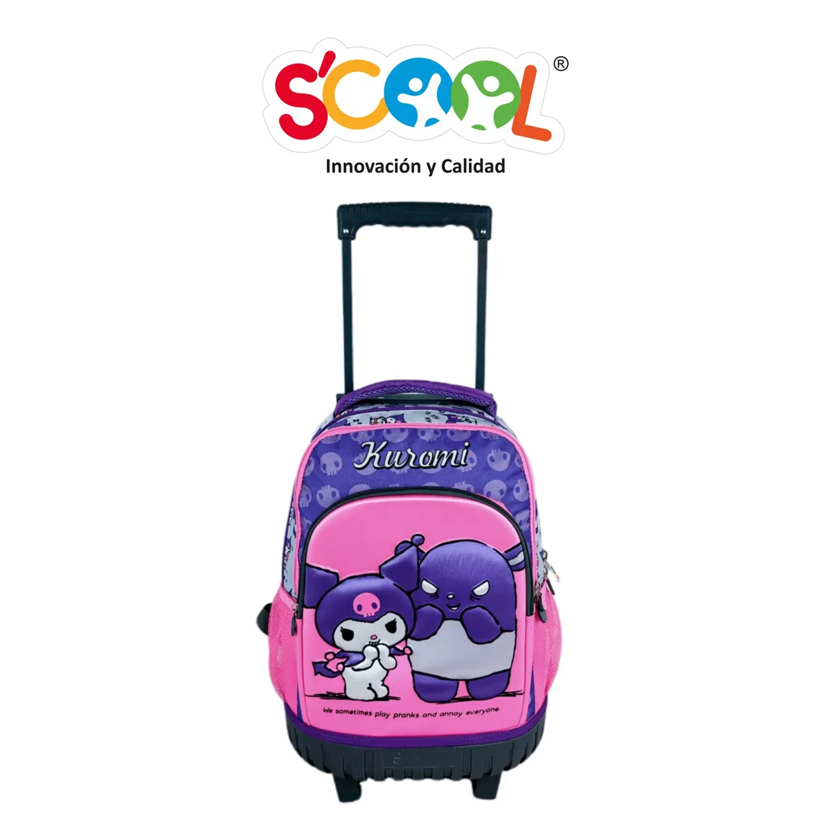 KUROMI - Mochila Con Ruedas Niña Kuromi