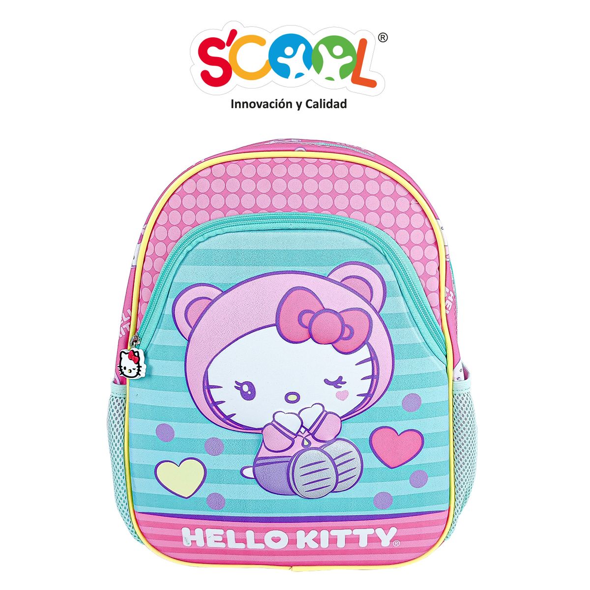 HELLO KITTY - Mochila Niña Set 3 Piezas Hello Kitty