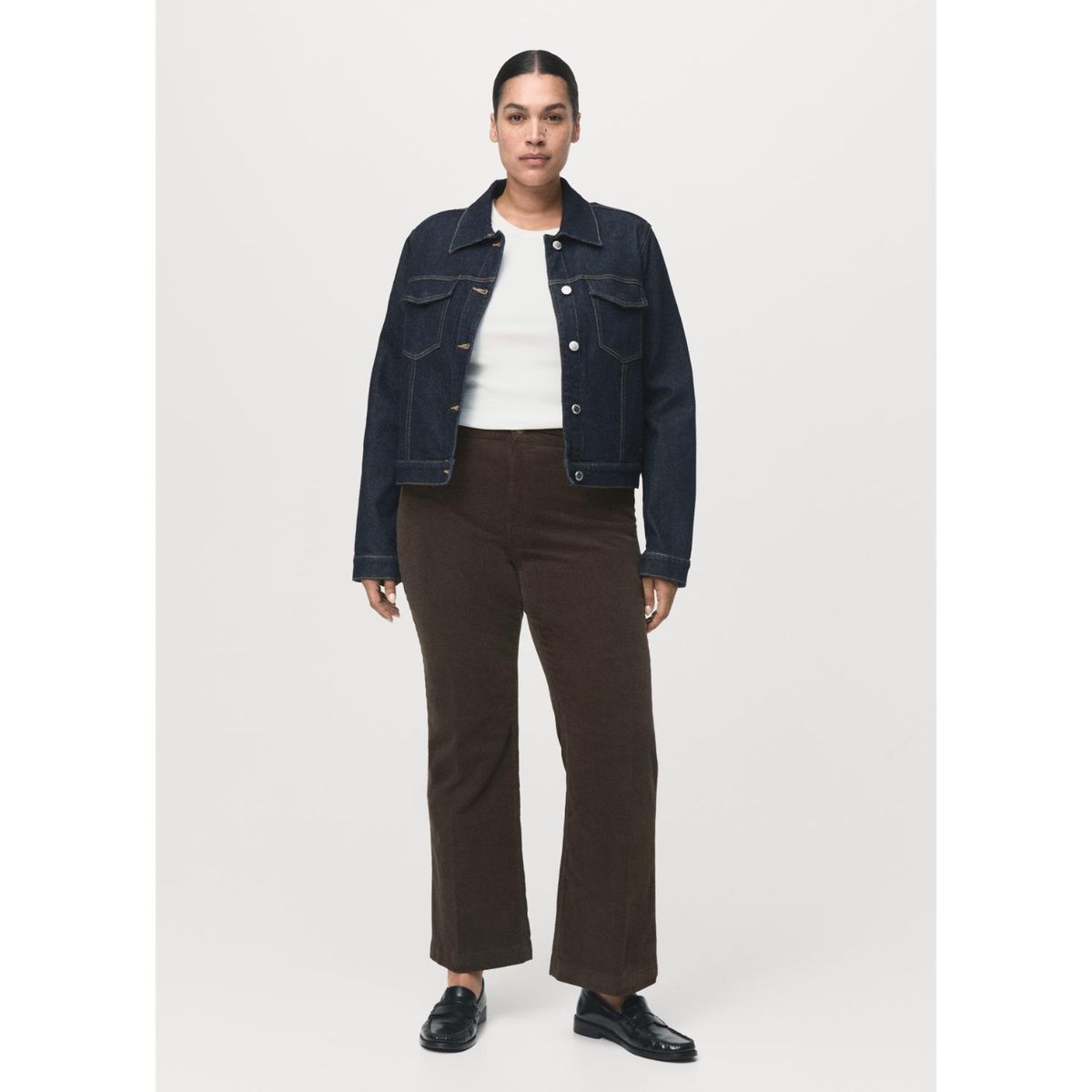 MANGO - Blusa Manga Larga Mujer Mango