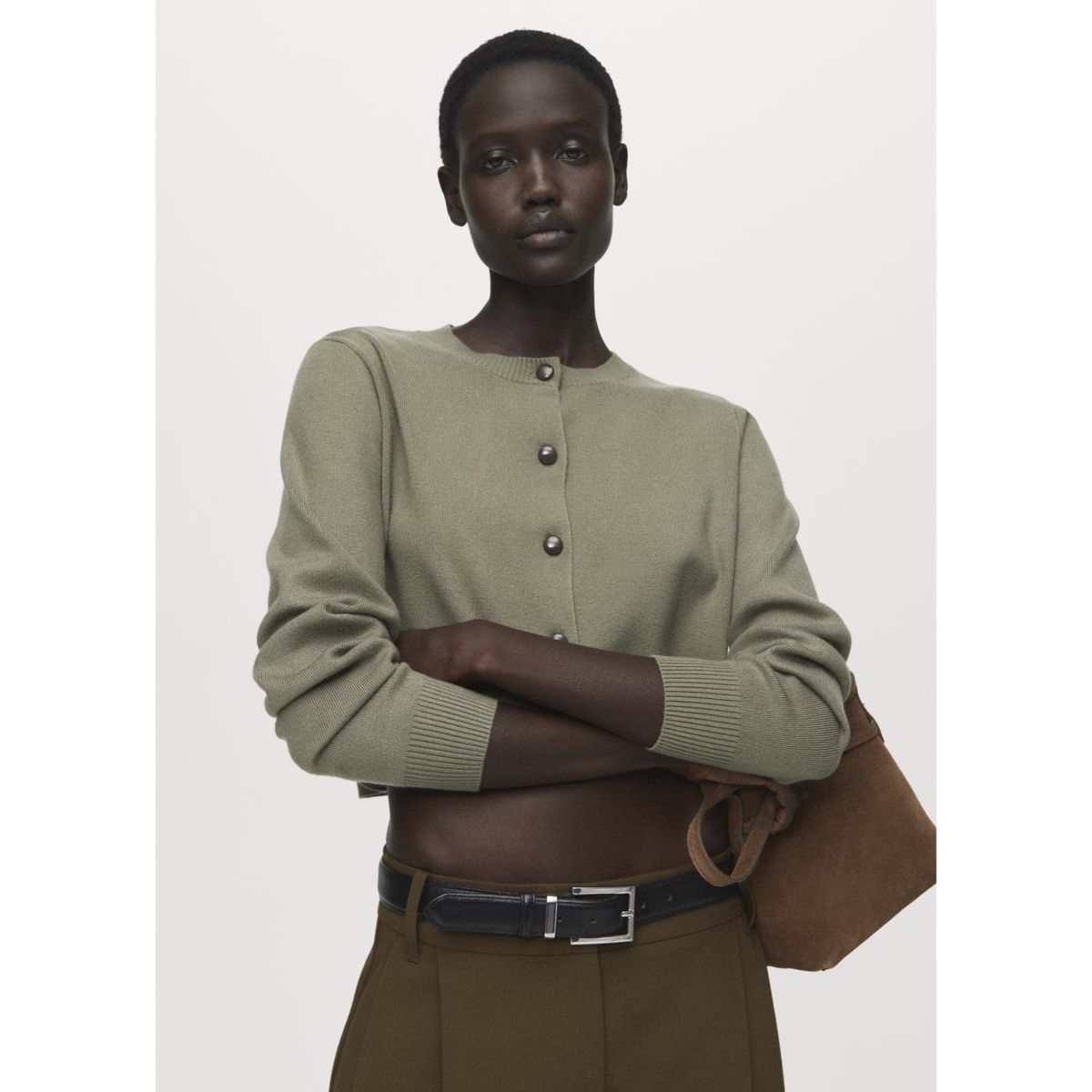 MANGO - Chompa Manga Larga Mujer Mango