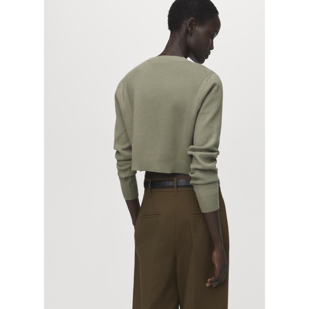 MANGO - Chompa Manga Larga Mujer Mango