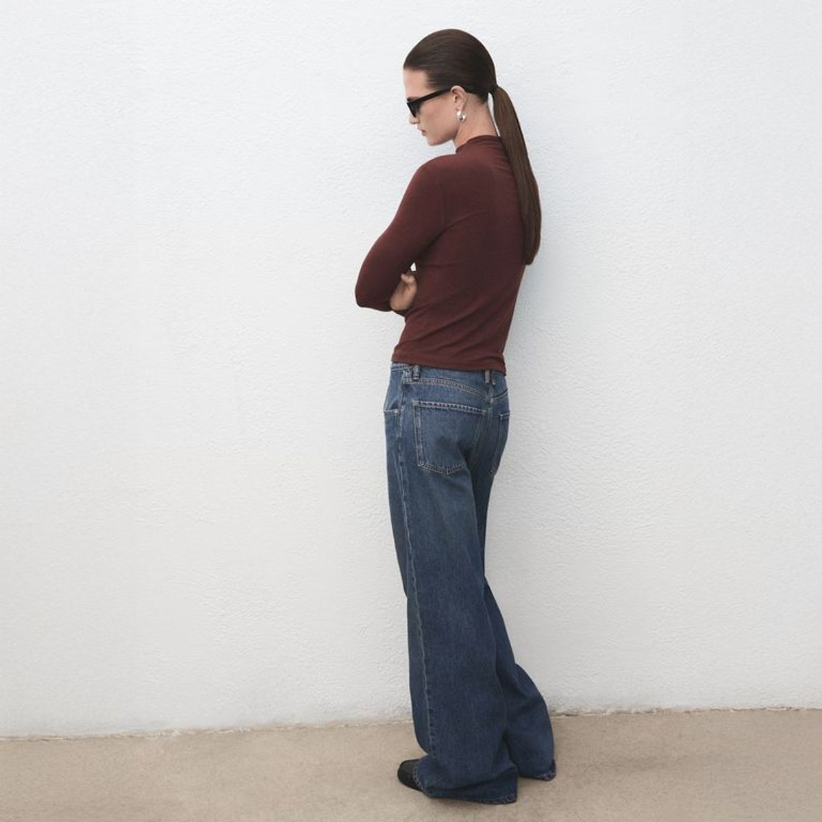 MANGO - Polo Manga Larga Mujer Mango