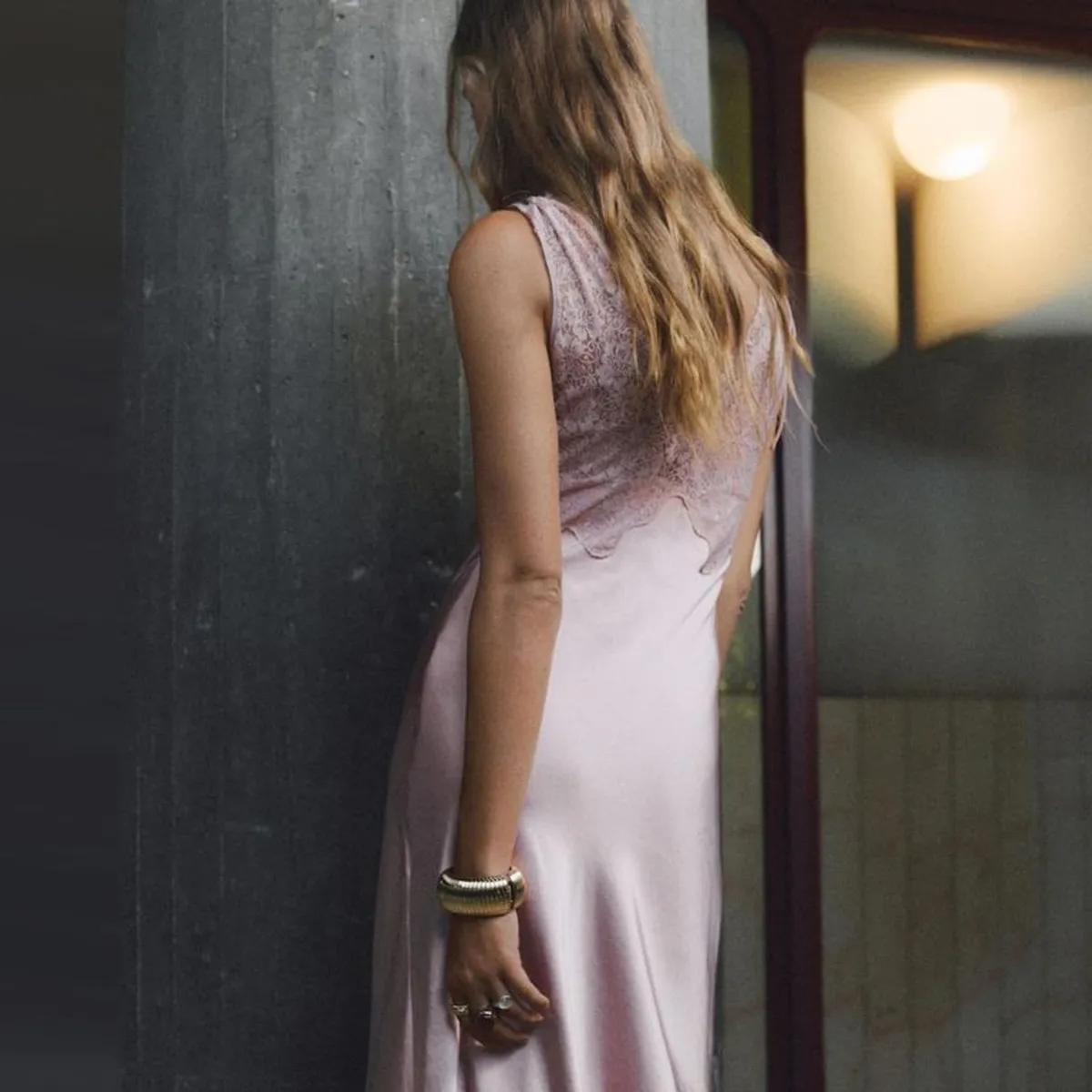 MANGO - Vestido Largo Mujer Mango