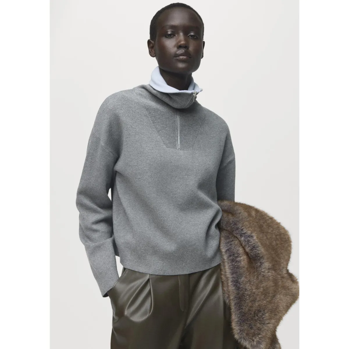 MANGO - Chompa Mujer Mango