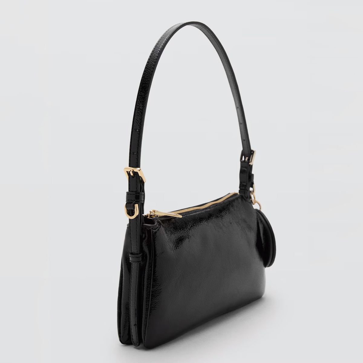 MANGO - Bolso Shoulder Grego