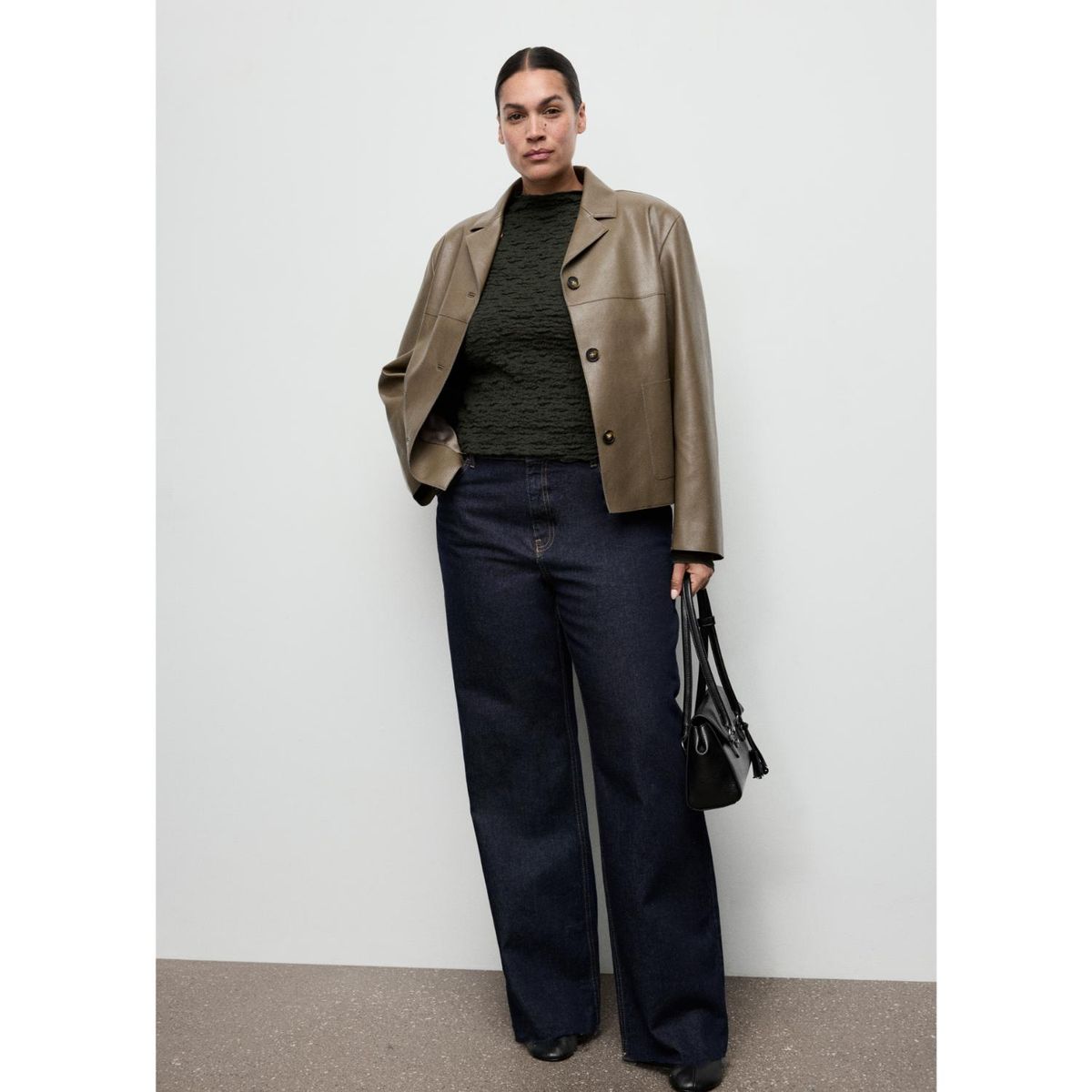 MANGO - Polo Manga Larga Mujer Mango