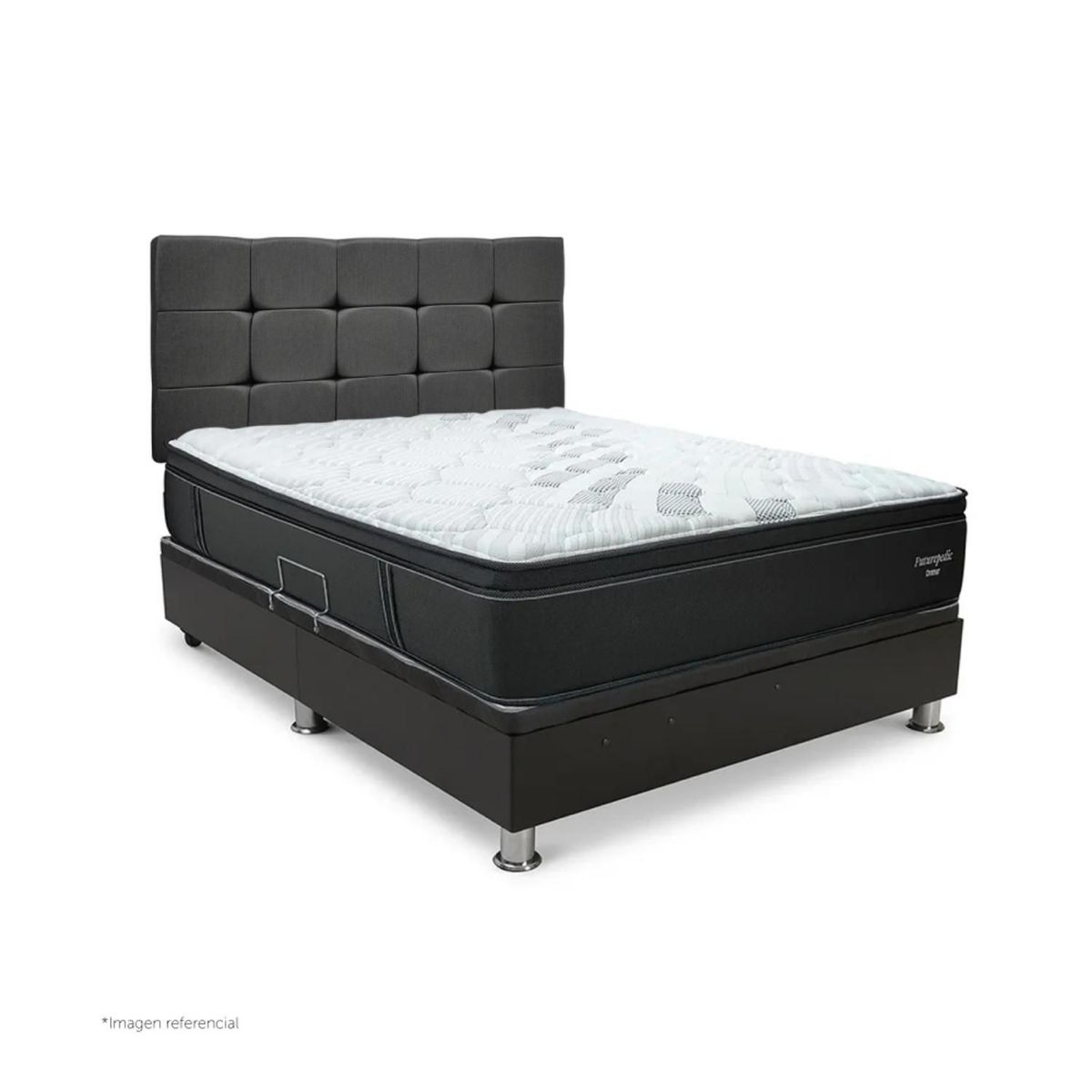 DRIMER - Dormitorio Praktibox Laqueado Futurepedic Cuadros 2 Plz