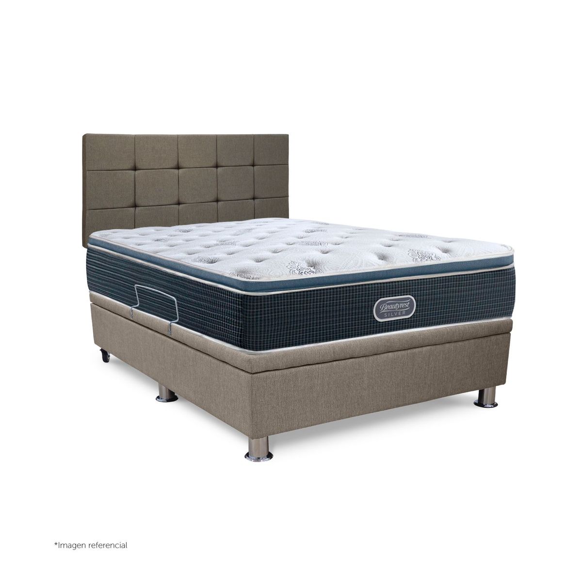 BEAUTYREST SIMMONS - Dormitorio Praktibox Silver Cuadros 2 Plz