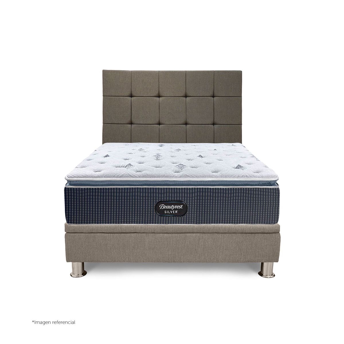 BEAUTYREST SIMMONS - Dormitorio Praktibox Silver Cuadros 2 Plz