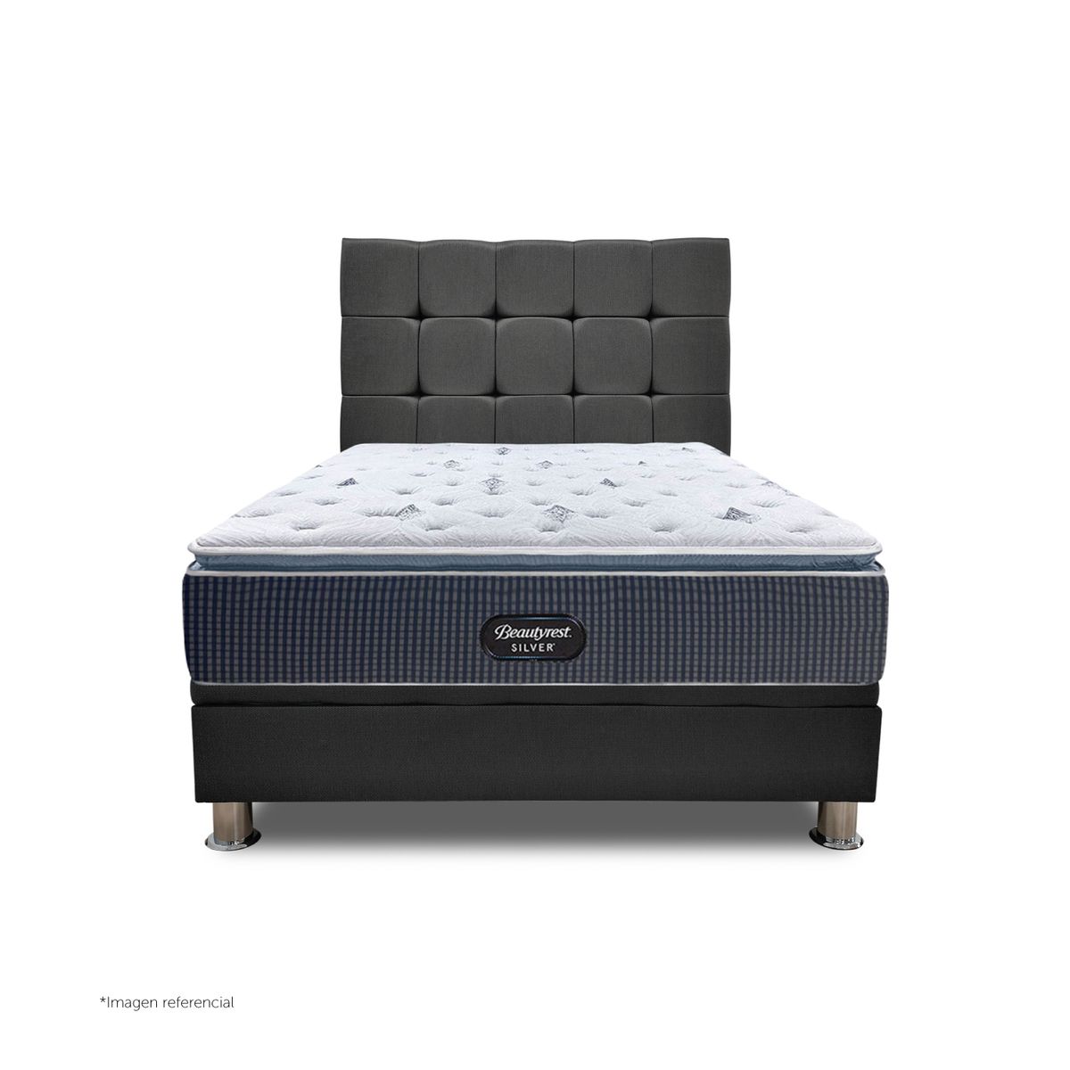 BEAUTYREST SIMMONS - Dormitorio Praktibox Silver Cuadros 2 Plz