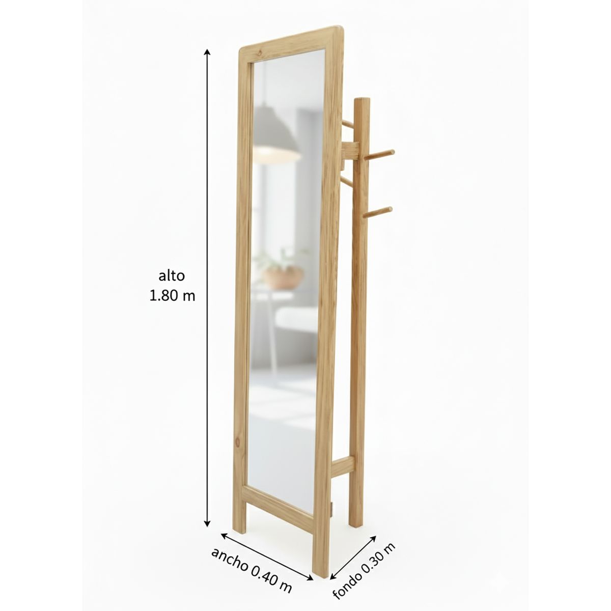 ROBERTA ALLEN - Espejo Perchero Savanna