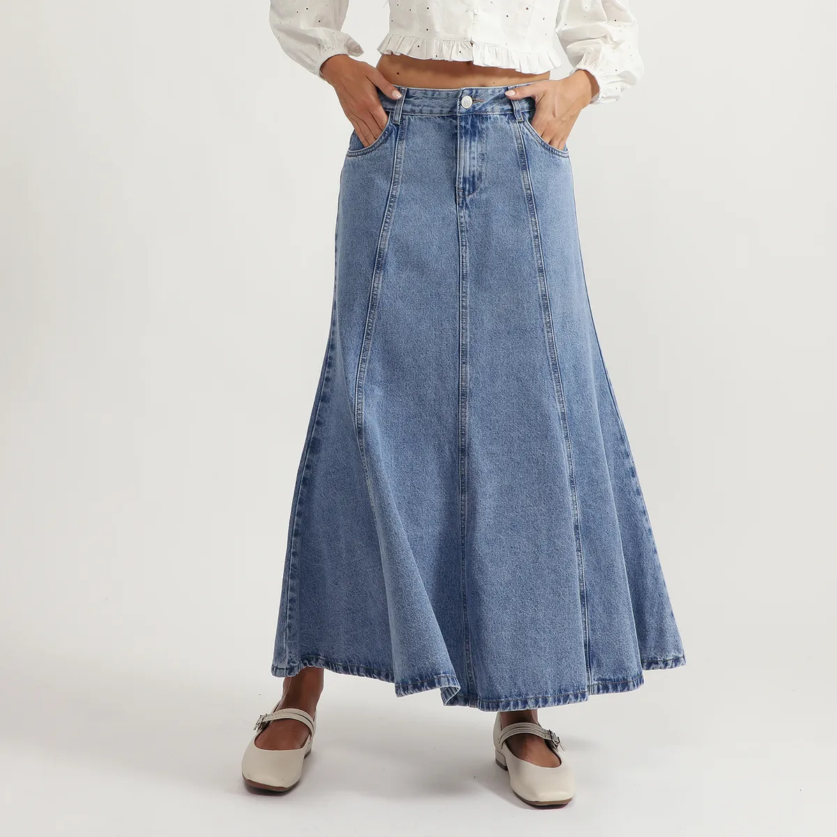 BASEMENT - Falda Larga Mujer Basement