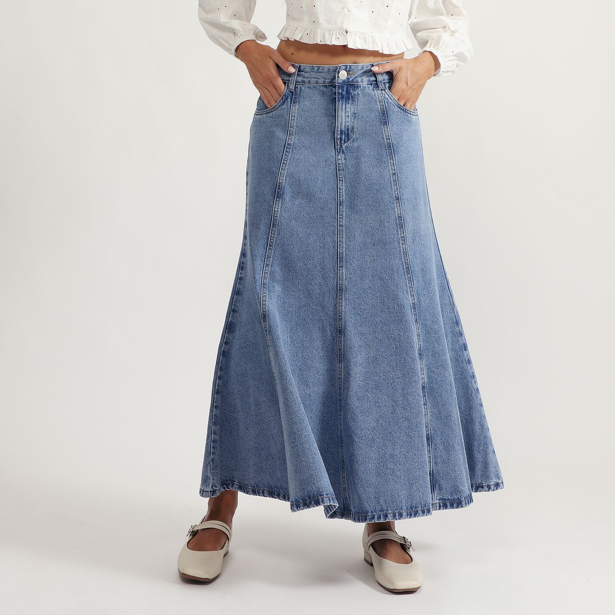 BASEMENT - Falda Larga Mujer Basement