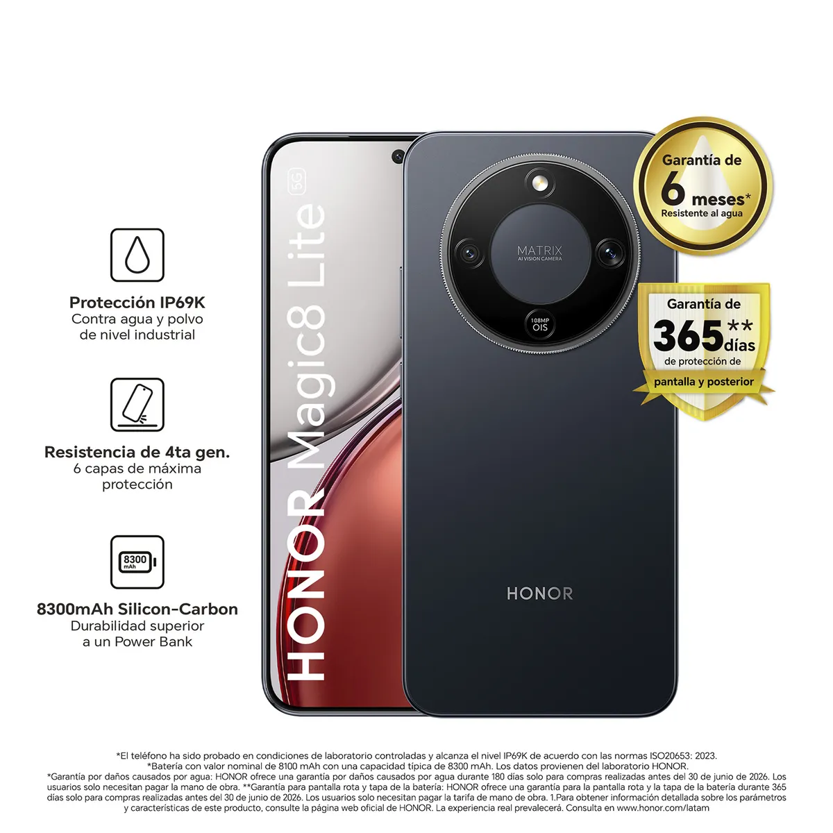 HONOR - Celular Honor Magic 8 Lite 8GB + 512GB