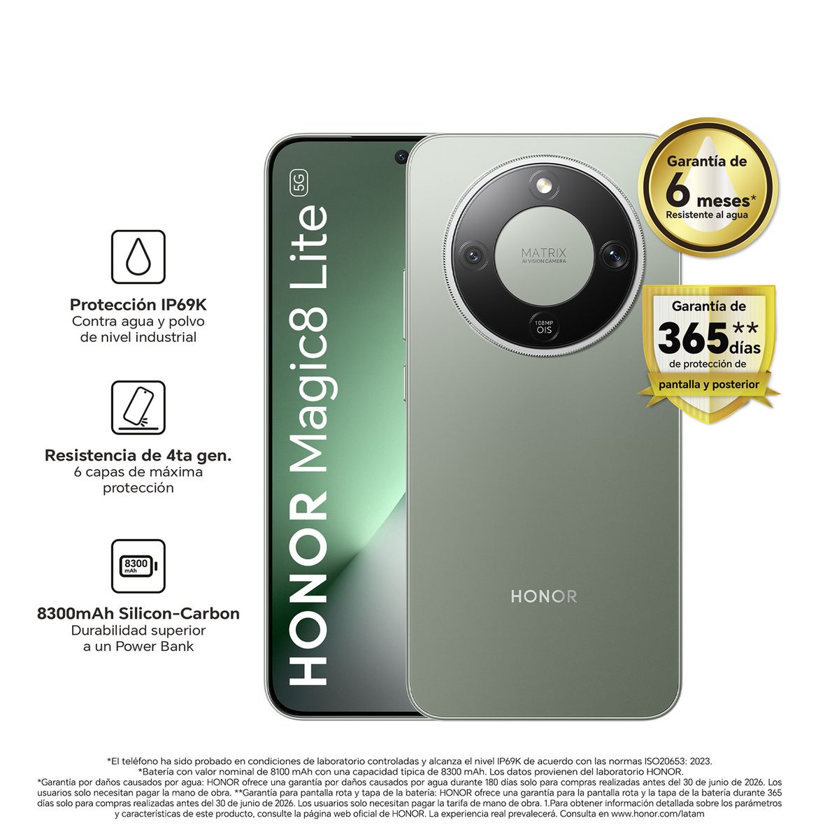 HONOR - Celular Honor Magic 8 Lite 8GB + 512GB