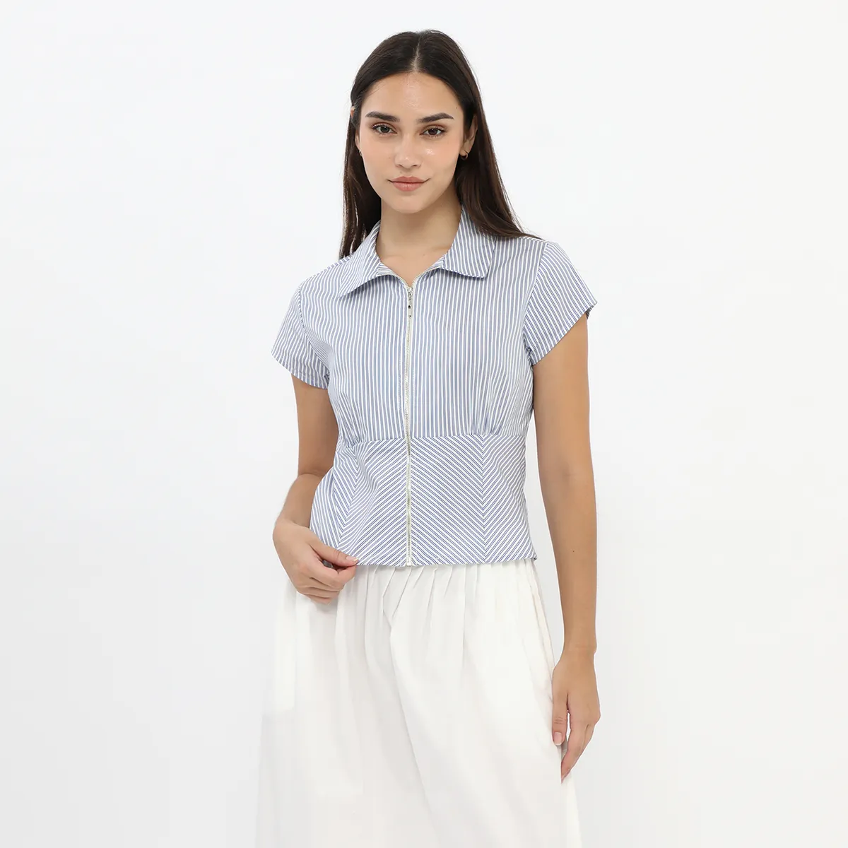 SYBILLA - Blusa Manga Corta Mujer Sybilla