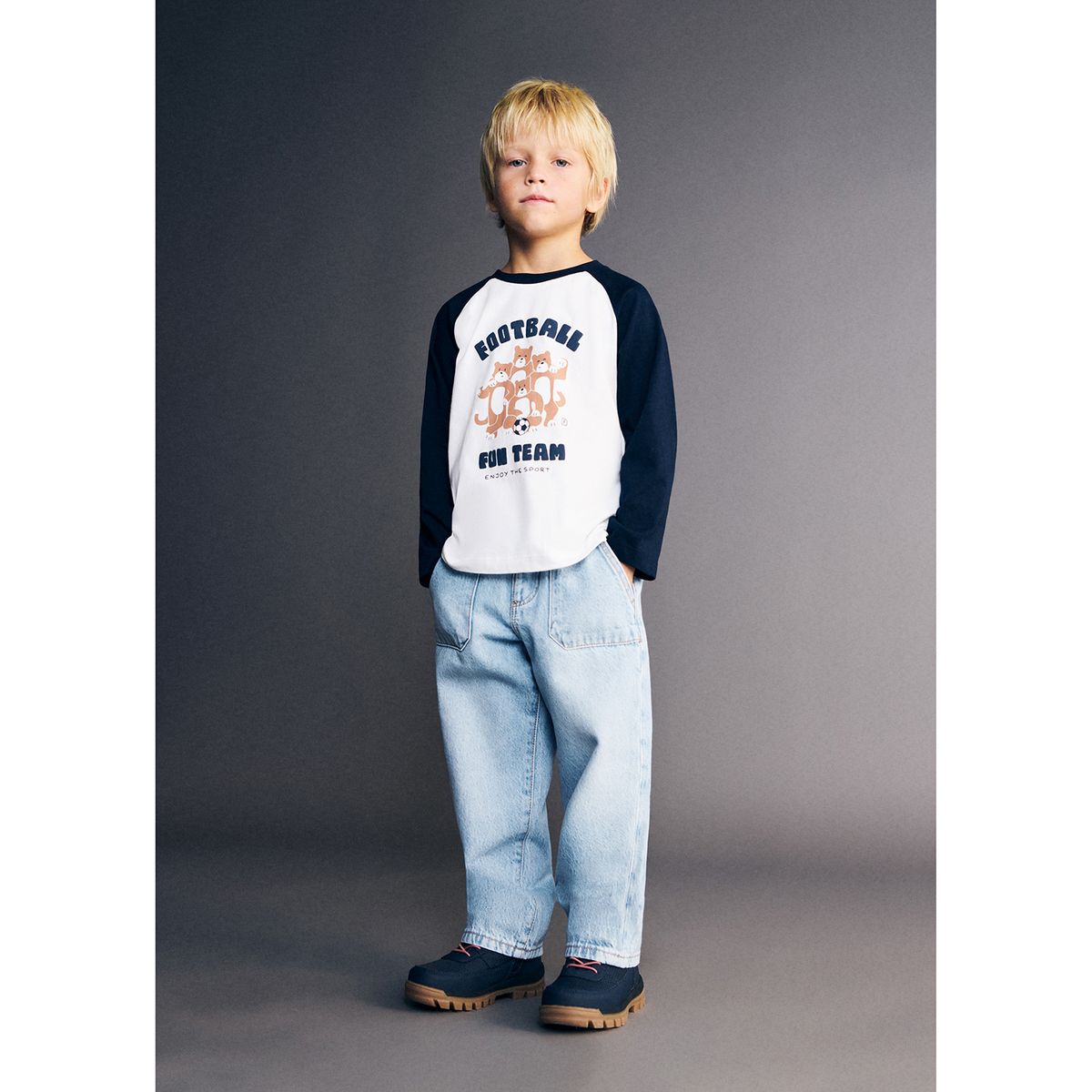 MANGO KIDS - Polo Bebé Niño Manga Larga Algodón Mango Kids