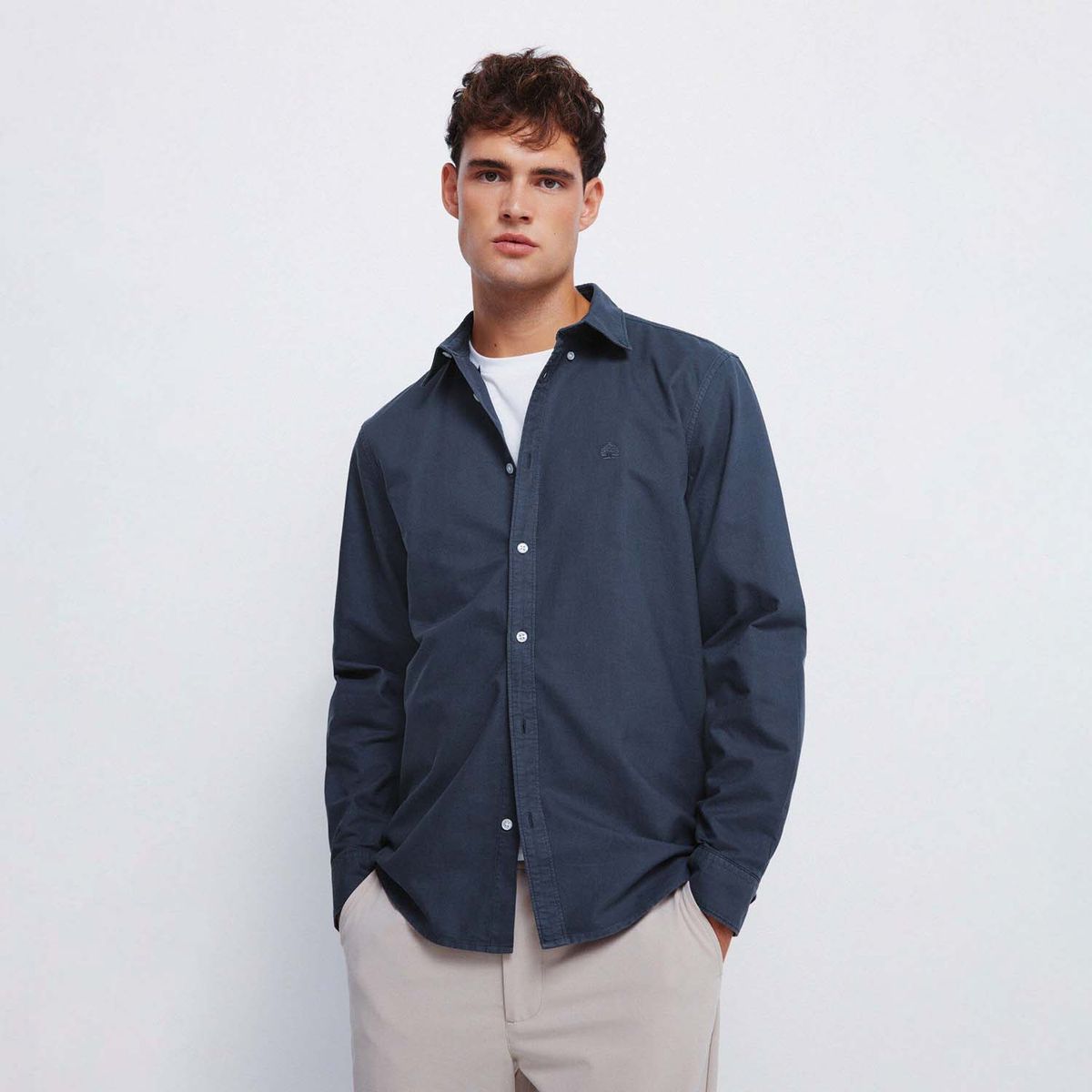 SPRINGFIELD - Camisa Manga larga Algodón Hombre Springfield