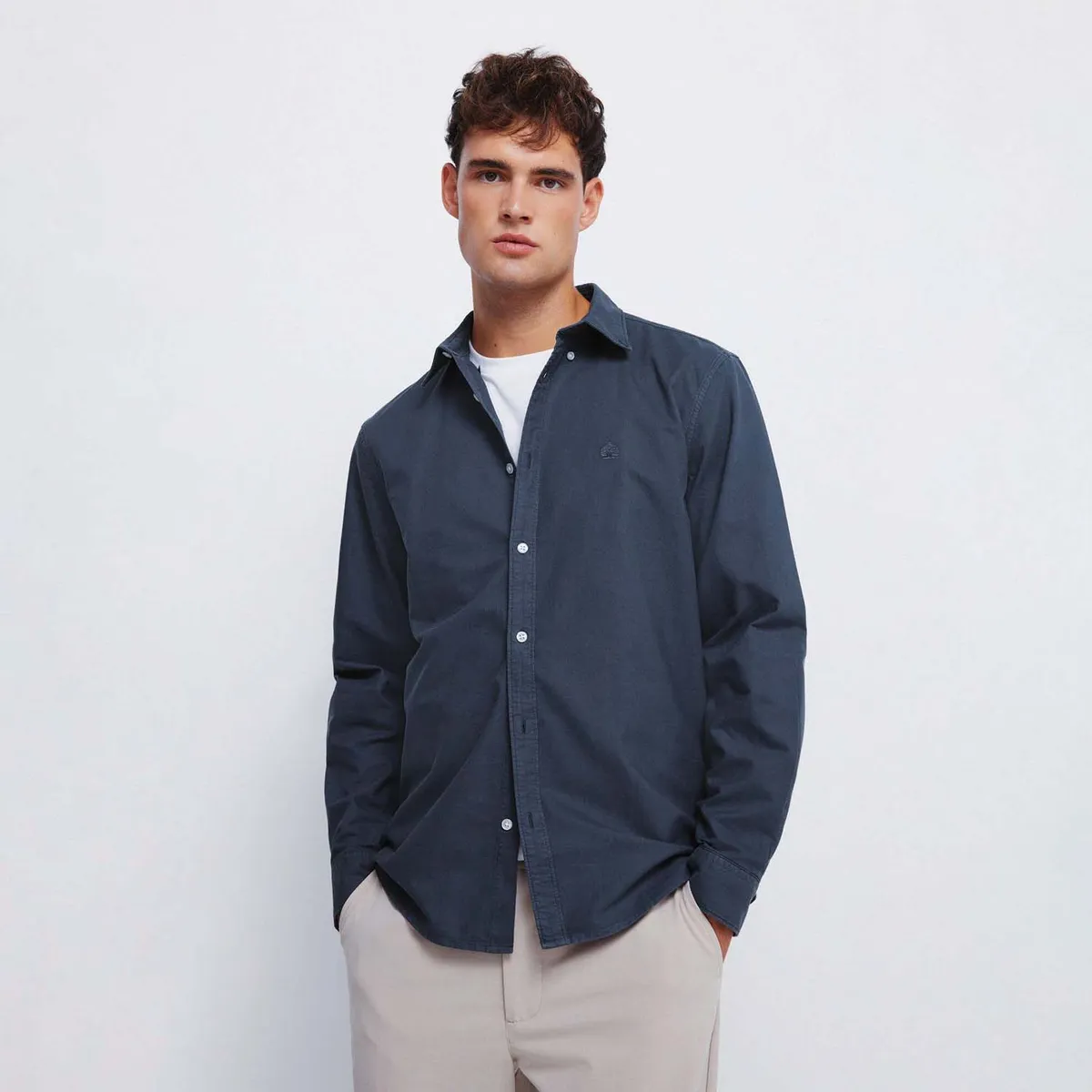 SPRINGFIELD - Camisa Manga larga Algodón Hombre Springfield