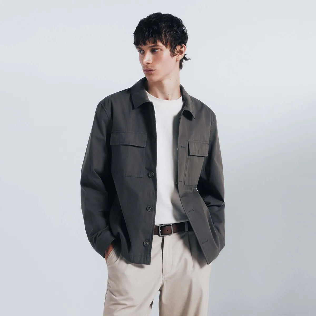 SPRINGFIELD - Sobrecamisa Ligera Manga Larga Hombre Springfield