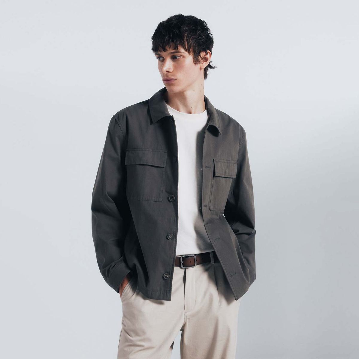 SPRINGFIELD - Sobrecamisa Ligera Manga Larga Hombre Springfield