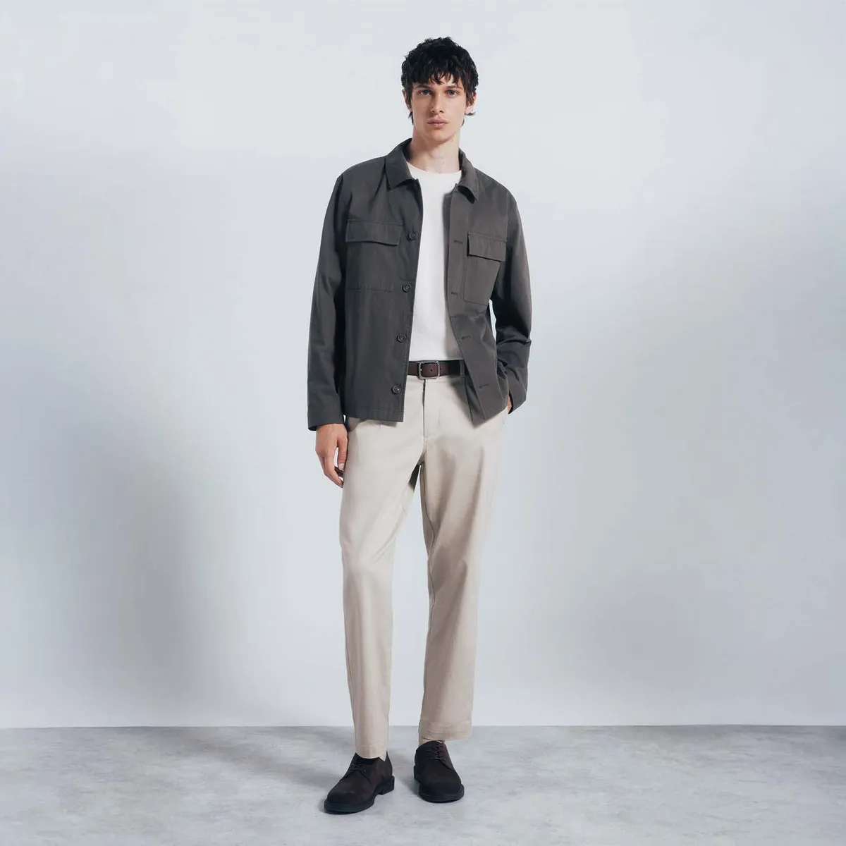 SPRINGFIELD - Sobrecamisa Ligera Manga Larga Hombre Springfield