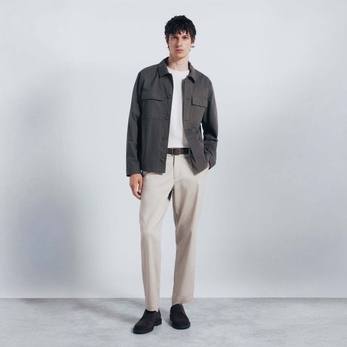 SPRINGFIELD - Sobrecamisa Ligera Manga Larga Hombre Springfield