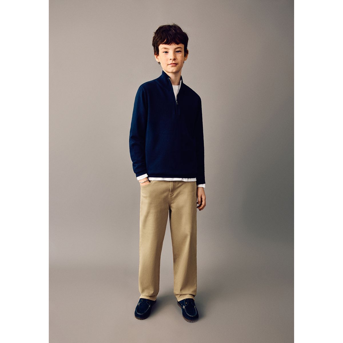 MANGO KIDS - Pantalón Niño Algodón Mango Kids