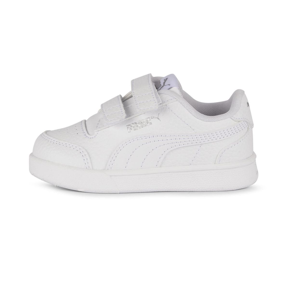 PUMA - Zapatillas Escolares Unisex Bebes Puma Shuffle Ao Blanco