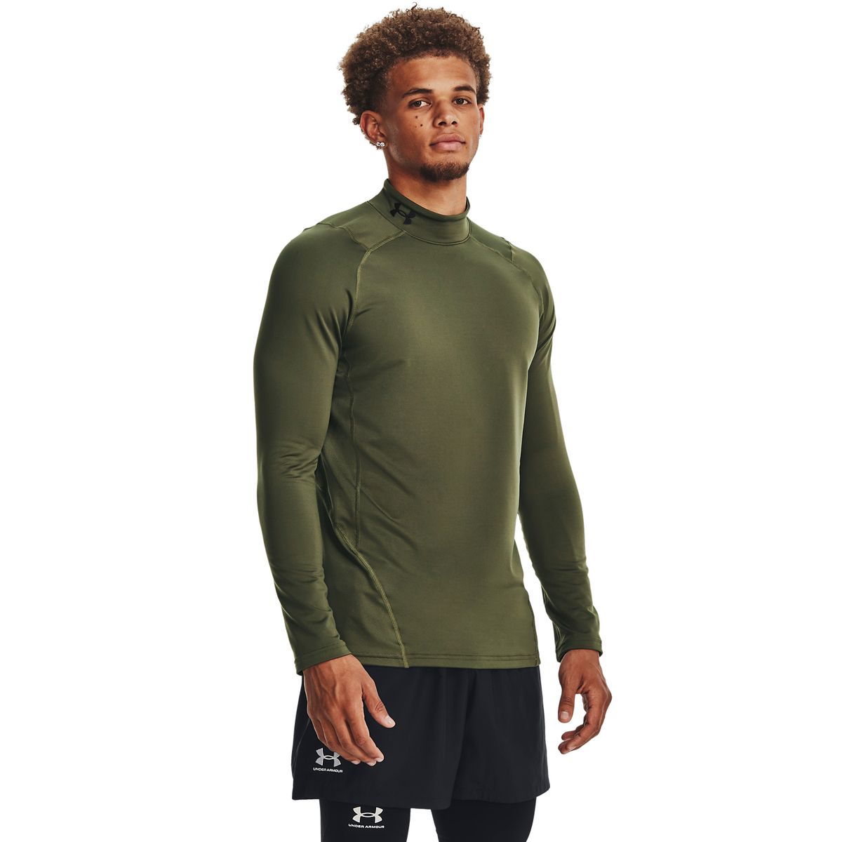 UNDER ARMOUR - Camiseta Manga Larga Compression Hombre Under Armour Mock-grin