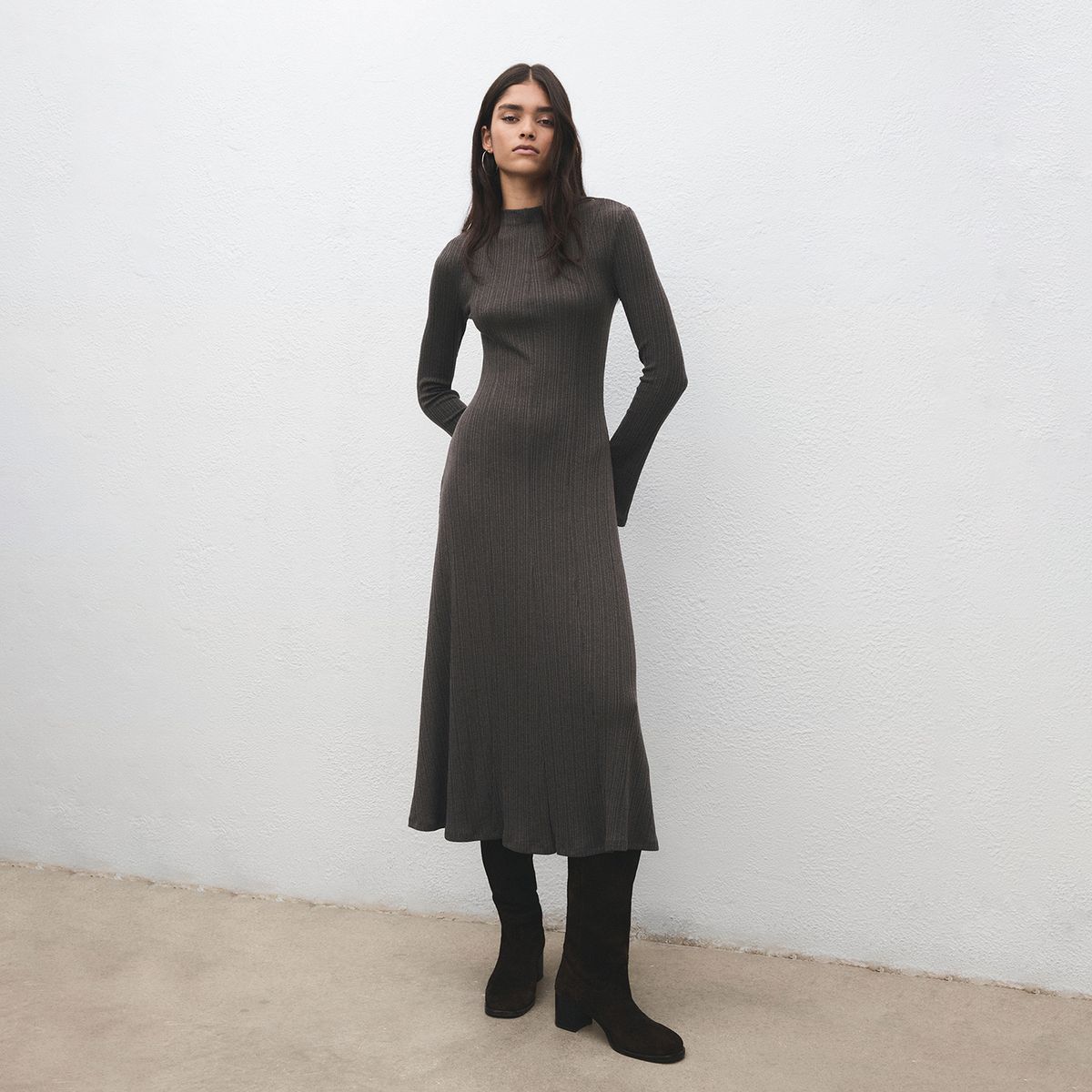 MANGO - Vestido Largo Mujer Mango