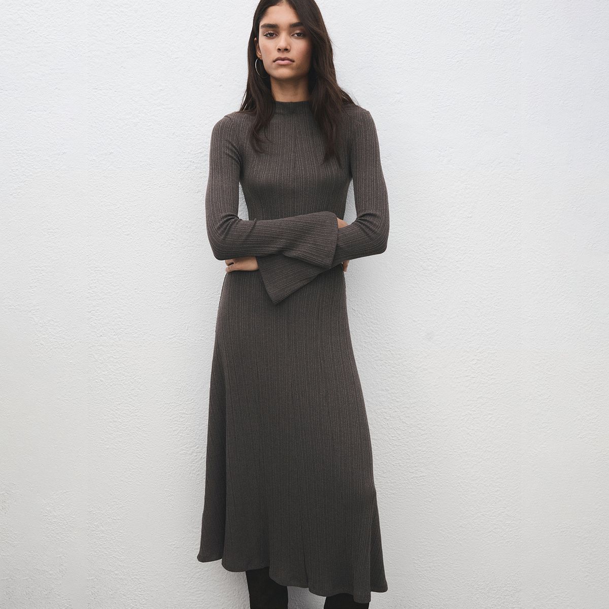 MANGO - Vestido Largo Mujer Mango