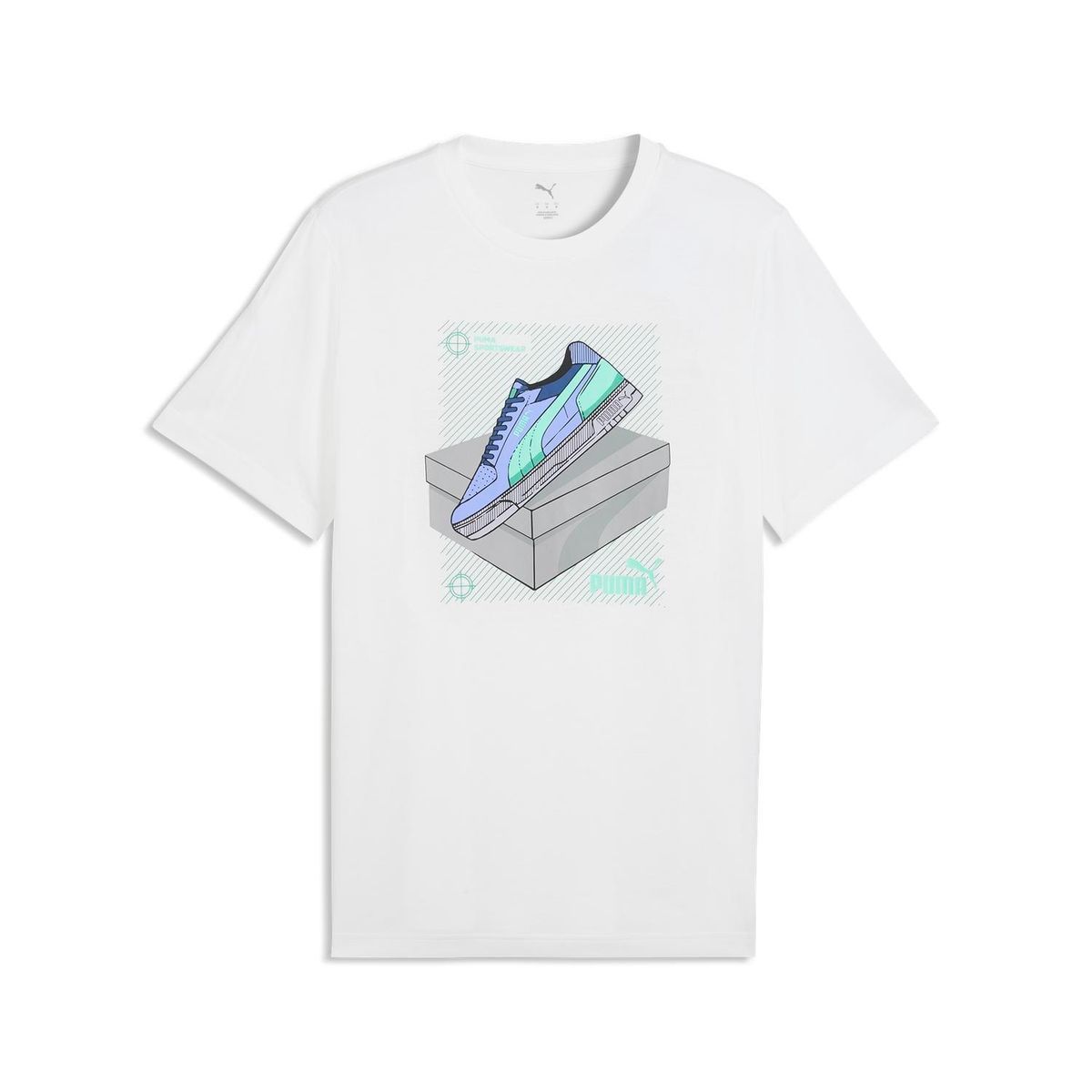 PUMA - GRAPHIC Sneaker Tee XS