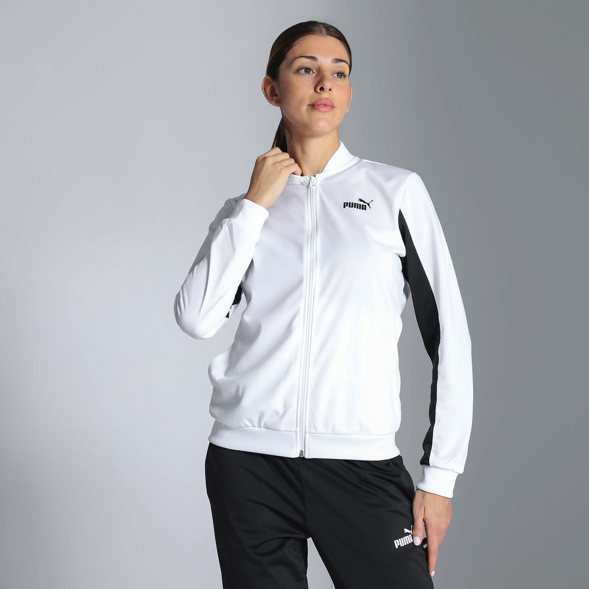PUMA - Buzo deportivo Puma Mujer Poly Baseball Suit cl